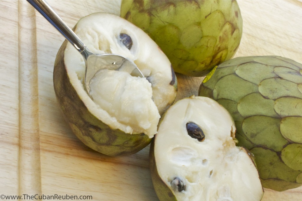 Bite of Cherimoya