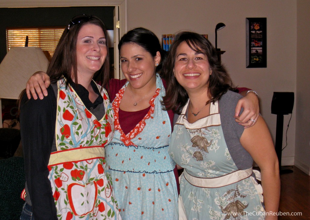 My first cooking students, Robyn A. and Lori L.