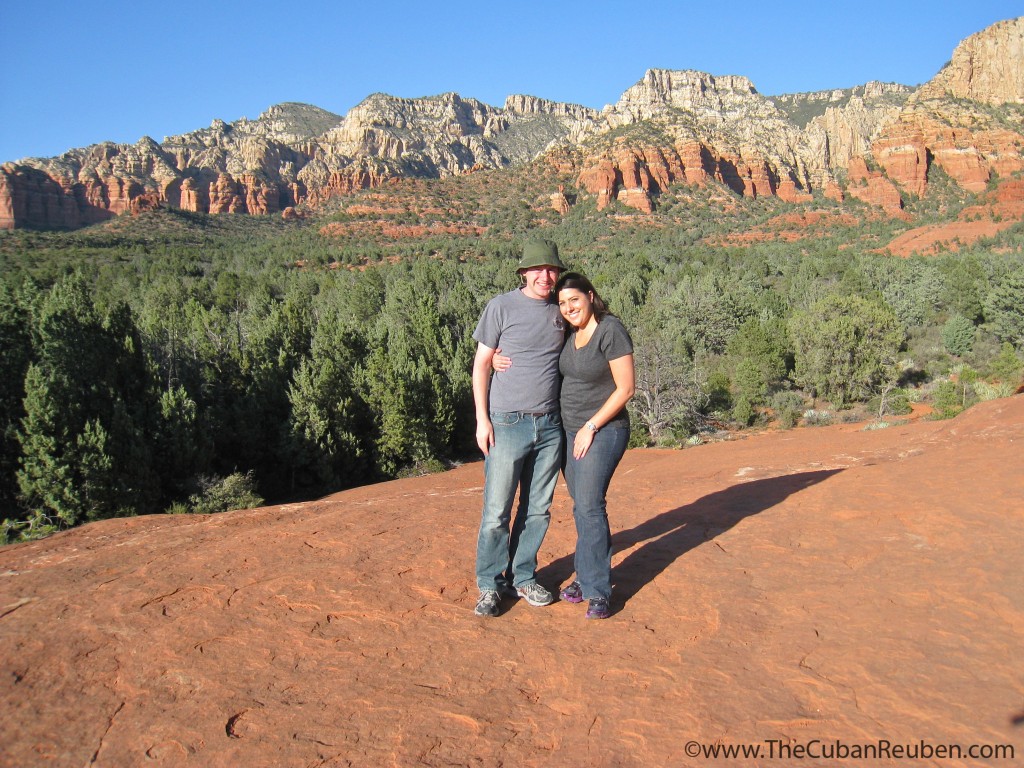 Happy to be on solid ground. Sedona, AZ