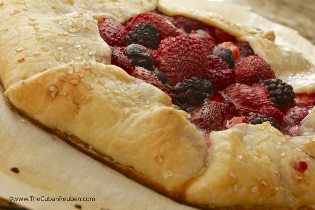 Berries and cream Crostata