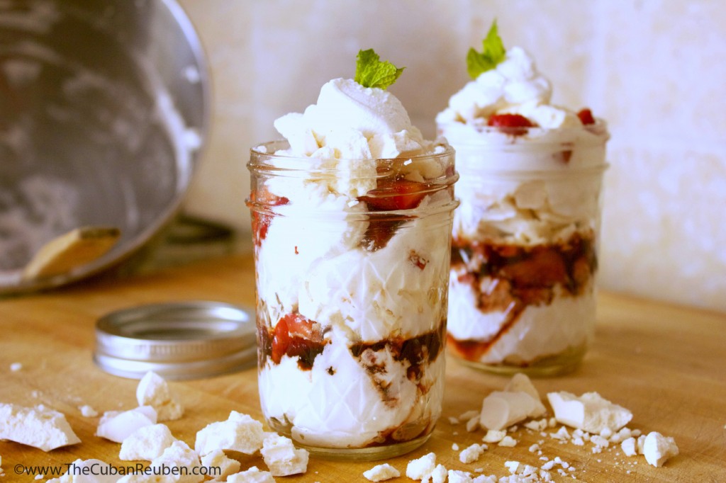 Balsamic Marinated Strawberry Trifles.TheCubanReuben.com