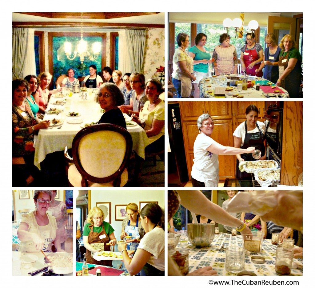 The Women of Temple Israel working hard to cook a tasty dinner. (Photo by Kenny Stempel)